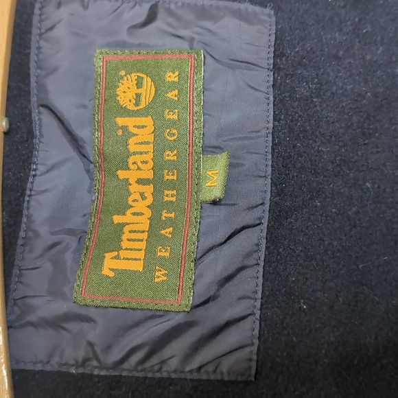 Timberland Navy Blue Warm Winter Puffer Jacket.  Size Medium - Picture 13 of 15